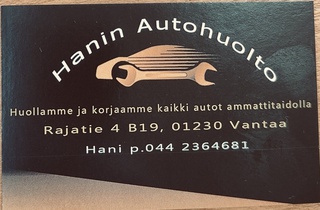 Hanin Autohuolto Vantaa